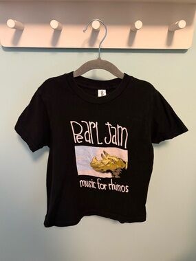 Pearl Jam Music For Rhinos Band T-shirt